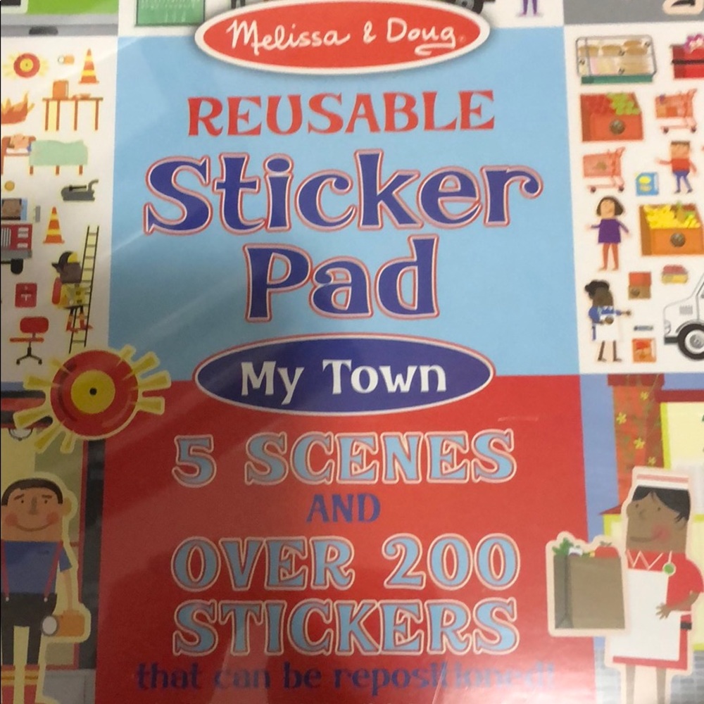 Melissa and Doug reusable sticker pads